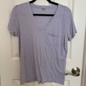 Whisper Cotton V-Neck Pocket Tee
